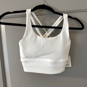 NWT Lululemon Energy Bra *Ribbed